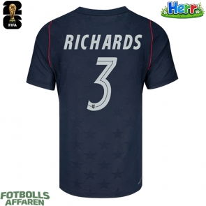 Förenta stater Chris Richards #3 Bortatröja VM 2026 Kortärmad